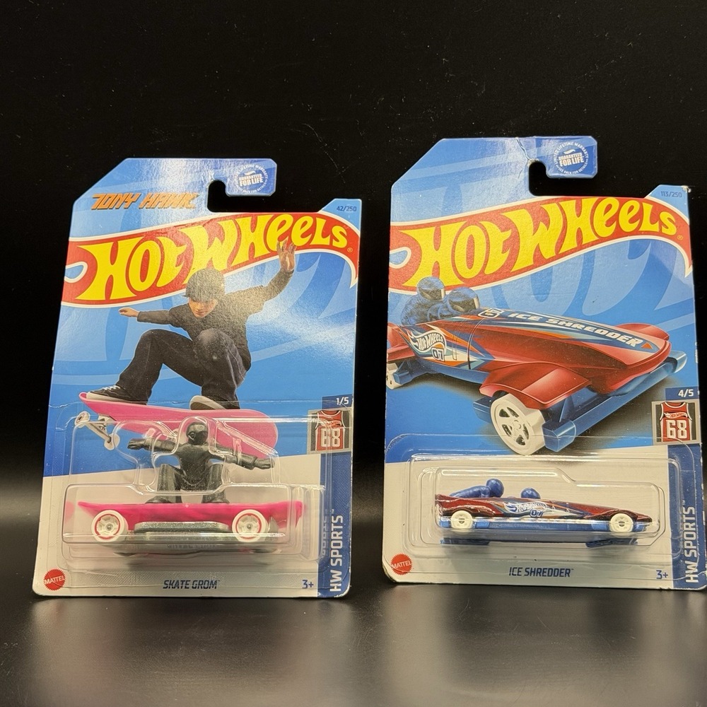 Hot Wheels HW SPORTS Tony Hawk Skate Grom &  Ice Shredder
